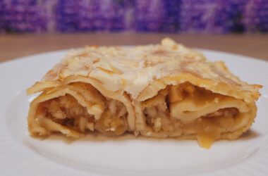 gratinirane jabolčne palačinke