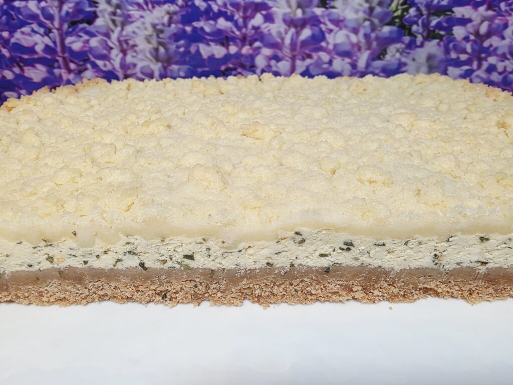pehtranov cheesecake z drobljencem